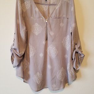 3/4 sleeve blouse